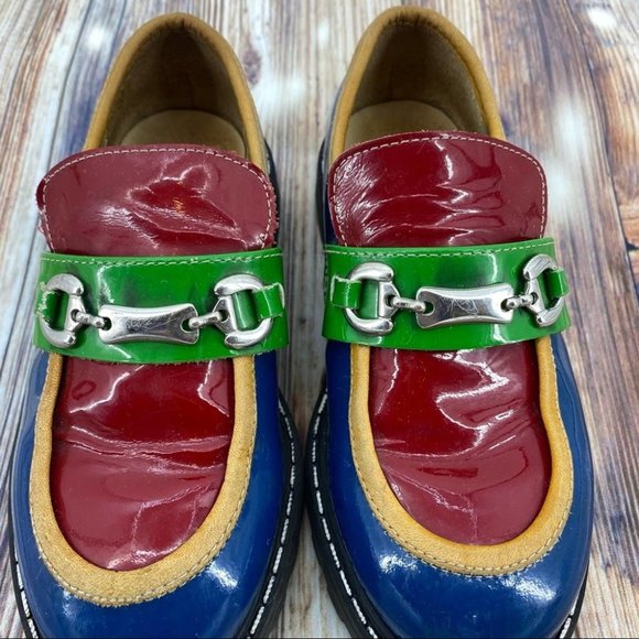 Mod8 -Children’s Color Block Patent Leather Loafer - Picture 3 of 12